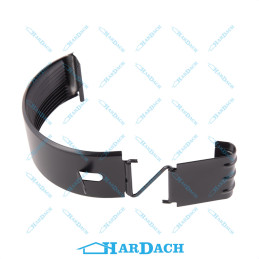 K&J&G 9005 łącznik rynny z uszczelką 125 mm