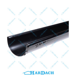 K&J&G 9005 rynna dachowa 125 mm 4 m czarna | HARDACH