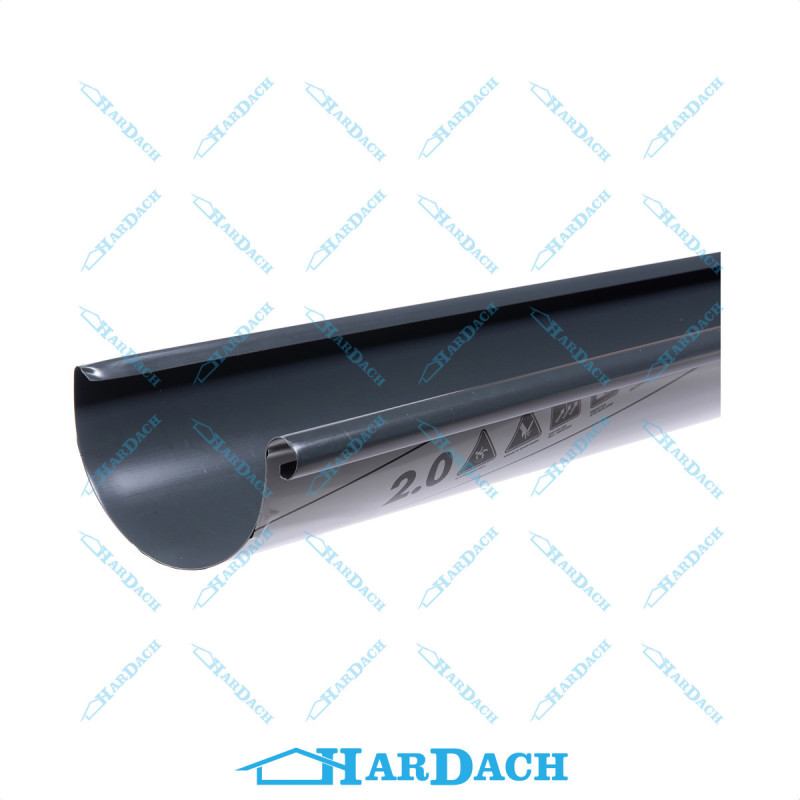 K&J&G 7016 rynna dachowa 125 mm 4 m antracytowa | HARDACH