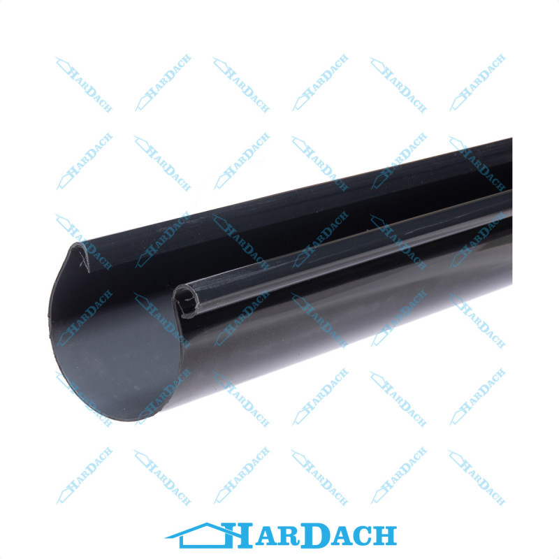 Bryza grafit rynna dachowa 100 mm (3m)
