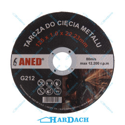 Aned Tarcza do cięcia metalu 125 mm x 1 mm