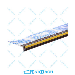 Listwa PCV dylatacyjna z siatką 6 mm / 2.5 m brąz