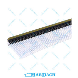 Listwa PCV dylatacyjna z siatką 6mm / 2.5 m grafit