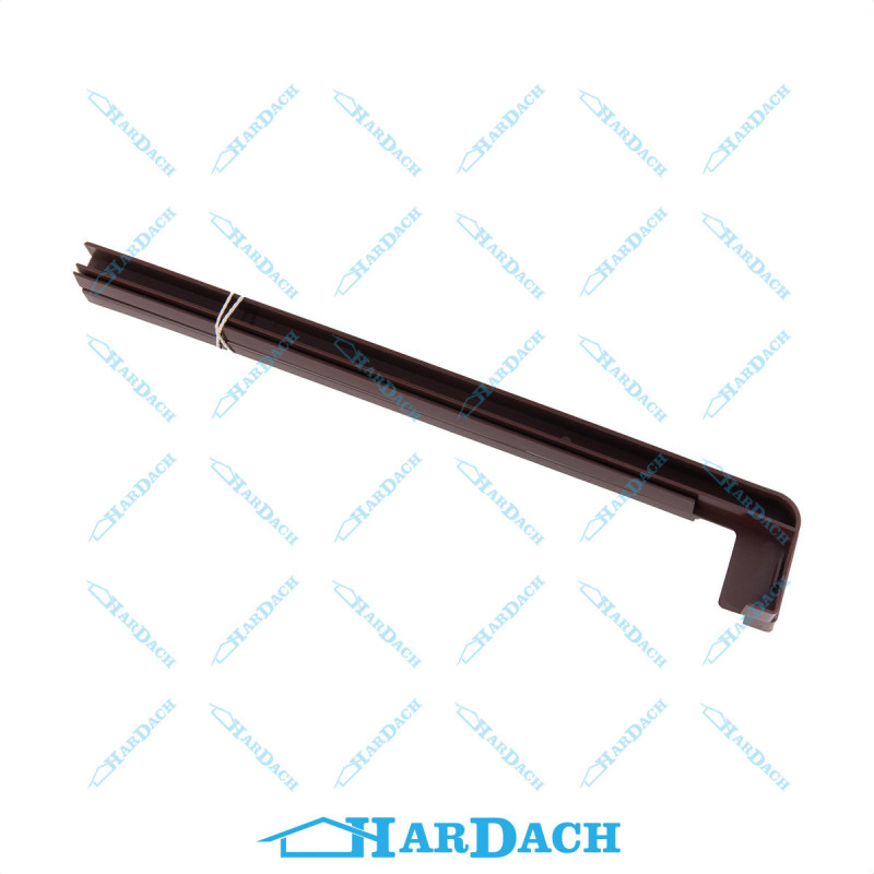 Zatyczki do parapetów stalowych 40 cm RAL 8017