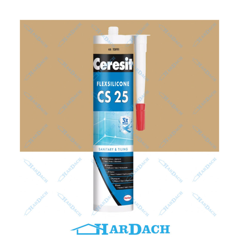 Ceresit CS25 silikon sanitarny TOFFI 280 ml