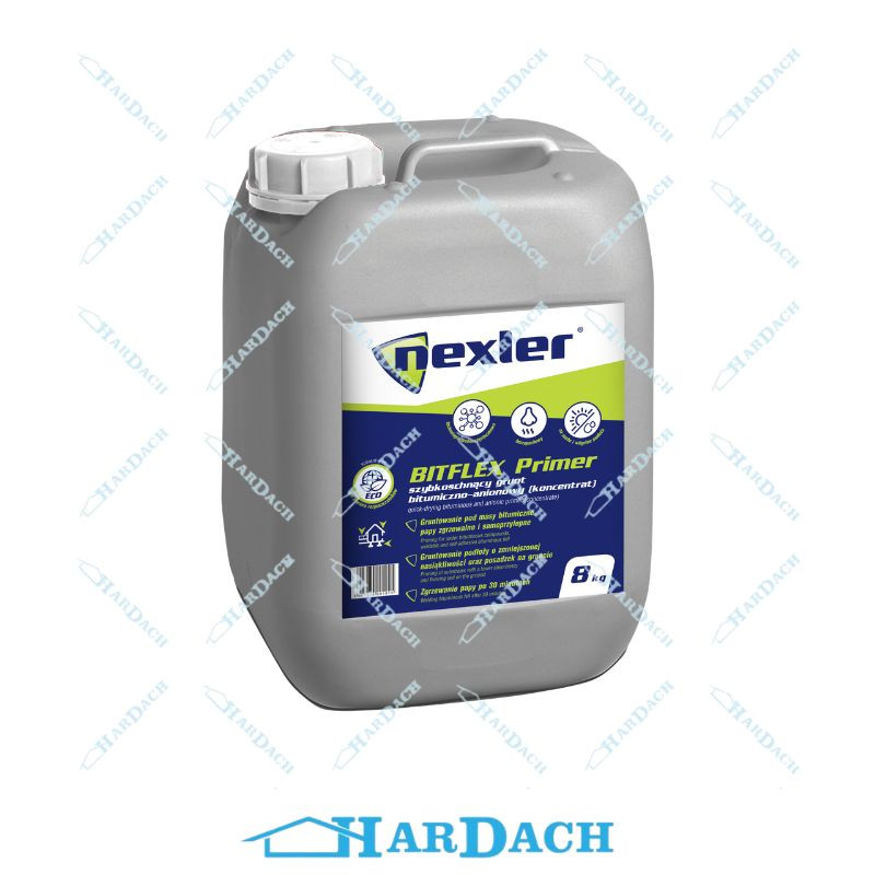 Grunt bitumiczno-anionowy BITFLEX PRIMER 8 kg