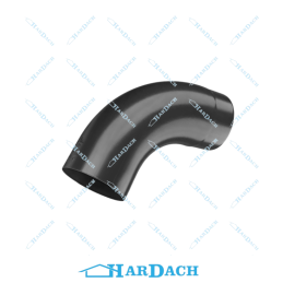 K&J&G 9005 kolano łukowe 80 mm czarne | HARDACH