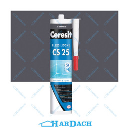 Ceresit CS25 silikon sanitarny GRAPHITE 280 ml