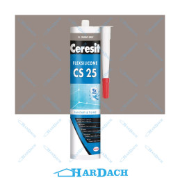 Ceresit CS25 silikon sanitarny CEMENTGREY 280 ml