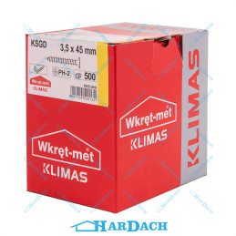 Wkręt fosfatyzowany D 3,5 x 45 mm (500 szt)