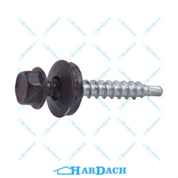 Wkręt farmerski 4,8 x 25 mm RAL 8017