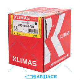 Wkręt farmerski 4,8 x 55 mm RAL 7016