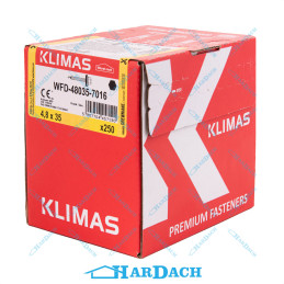 Wkręt farmerski 4,8 x 35 mm RAL 7016