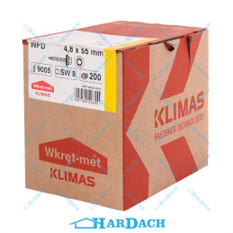Wkręt farmerski 4,8 x 55 mm RAL 9005
