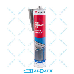 WURTH KLEJ+SZCZELIWO SZARY 300ML