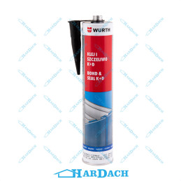 WURTH KLEJ+SZCZELIWO CZARNE 300ml