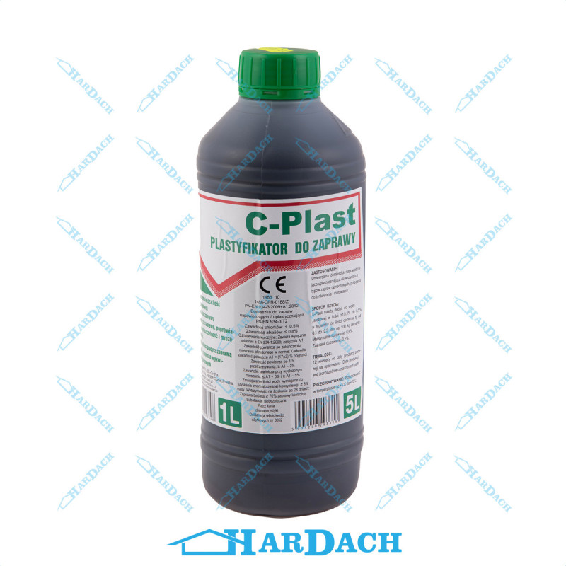 C-PLAST Plastyfikator do zapraw 1 L | HARDACH