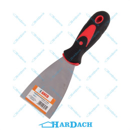 Szpachelka nierdzewna 60 mm uchwyt gumowy