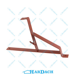 IVT wspornik płotka 15 cm CEGLASTY do blachodachówki 350/20 mm